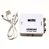 Конвертер HDMI; гнездо-HDMI (вход) --> 3 гнезда-RCA (выход) 1080p NTSC, PAL, пит-USB "Energy Power"