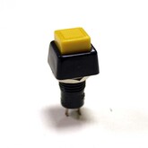 Кнопка PBS-21B квадратная (желтая) без фиксации (250V/2A)