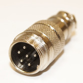 Разъем MIC16 6pin штекер на кабель (7А,125В)