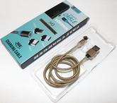Шнур-USB C; штекер Type-С --> штекер USB A  1.0м (магнитный) "Magnetic" (M-7)
