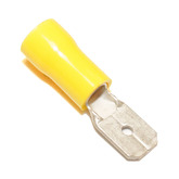 Штекер изолированный 6.3мм (4.0-6.3мм?) желтый, РПИ-П 6.0-6.3