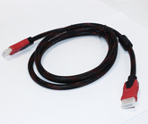 Шнур-HDMI; штекер HDMI --> штекер HDMI 1.5м матерчатая оплётка "Energy Power"