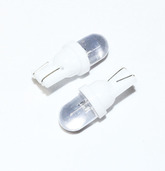Лампа LED 12V для АВТО (цоколь T10) белая (1LED, d=10мм)