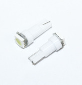 Лампа LED 12V для АВТО (цоколь T 5) белая (1LED, SMD 5050)