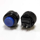 Кнопка DS511 круглая синяя, без фиксации (125V/3A)