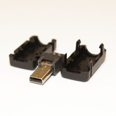 Разъем micro-USB: штекер micro-USB 8pin (узкий) на кабель в корпусе