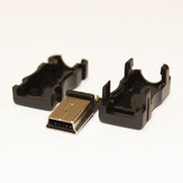 Разъем mini-USB: штекер mini-USB 5pin на кабель в корпусе