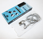 Шнур-USB micro; штекер USB A --> штекер micro USB 1.0м (магнитный) "Magnetic"