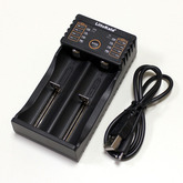 Зарядное устройство LiitoKala Lii-202  2-х местное (Li-Ion, Li-PO4, Ni-Mh) выбор тока заряда, питание: гнездо USB, индикатор
