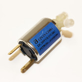 Электромагнитный клапан (mini) для жидкости (нормально закрыт) DC24V, Dтрубки=5.5мм (60х25мм)
