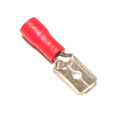 Штекер изолированный 6.3мм (0.5-1.5мм?) красный, MDD1.25-250
