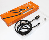 Шнур-USB micro; штекер USB A --> штекер micro USB 1.0м (магнитный) "Borofone BU16"