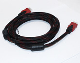 Шнур-HDMI; штекер HDMI --> штекер HDMI 3.0м матерчатая оплётка "Energy Power"