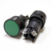 Кнопка LXA2 (3SA5)-EA13 (53x25мм) (O-I) зеленая, без фиксации (240V/3A)