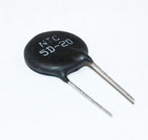 [024] Термистор NTC (5D-20) 5ом, 7A, d=20мм для ограничения пусковых токов