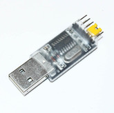 Конвертер USB; штекер-USB --> UART на CH340, выход-USB 2.0 6pin
