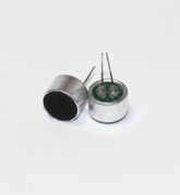 Микрофон конденсаторный мини (D=9.7мм, H=6.7мм) с выводами L-4.5мм  EСM9767
