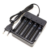 Зарядное устройство для Li-Ion 18650  4-х местное, ток заряда-1A, питание: AC220V со шнуром 97157**