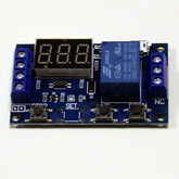 Модуль: Релейный таймер (0-999мин),  DC 6-30V + micro USB, с дисплеем  "JZ-801"