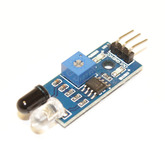 [020] Arduino: Датчик препятствия (ИК, LM393)  (Uпит: 3,3-5V, дальность: 2..30см)