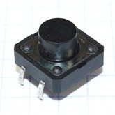 Кнопка мини 12х12х3.5мм H толкателя = 3.5мм 4 вывода  KAN1211/KFC-012
