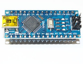 [002] Arduino 2006: Nano V3.0  ATmega328P-AU (FT232RL) синяя плата + шнур_USB