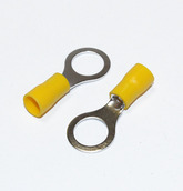 Клемма кольцевая М10 (4.0-6.0мм?) желтая, RV5.5-10, 48A
