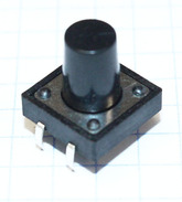 Кнопка мини 12х12х3.5мм H толкателя = 9мм 4 вывода  KAN1211B-1201B