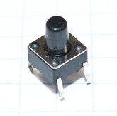 Кнопка 6.0х6.0х3.0мм,H толкателя = 5.0мм, 4 вывода, DIP,  IT-1102WC