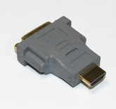 Переход-HDMI; штекер HDMI --> гнездо DVI-D (24+1)  (позолота)  5-882G