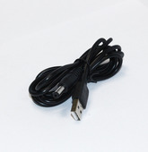Шнур-USB A; штекер USB A --> штекер питания (2.1х5.5х9.0мм) 1.5м