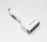 Питание: (АЗУ) Штекер прикуривателя на 4 гнезда USB (5V, 3.0A) "MRM Power 681" быстрая зарядка