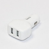 Питание: Штекер прикуривателя  --> 2 гнезда USB (5V, 2.4A) "Hoco Z36"+ шнур Lightning 1м