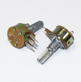 [012] Резистор переменный (потенциометр) d=17мм; 1K с Выкл. 3 вывода (в торшер) S16KN1-B 1K L15F