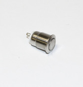 Кнопка антивандальная металл (M12, Dкорп-14мм, IP65) (O-I) без фиксации