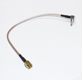 Кабельная сборка (pigtail); штекер-SMA --> штекер-CRC9, кабель RG174, L-15см