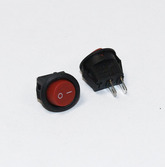 Клавишный переключатель SMRS-101-2C2 (I-O, 2 конт) красный (устан 8х12мм)
