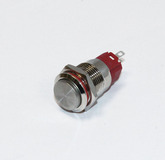 Кнопка антивандальная металл (M16, Dкорп-18мм, IP65) (O-I) с фиксацией